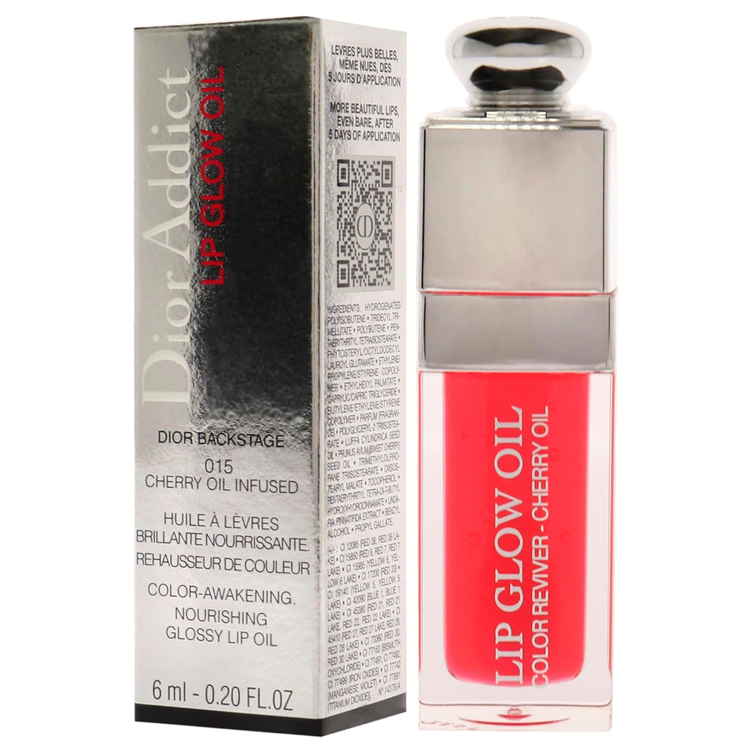 Christian Dior • Dior Addict • Lip Glow Oil • 0.2 fl oz • Glossy Finish • 6 Colors •