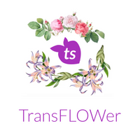 tsgabrielle® • TransFLOWer • Throw Blanket • White • 3 Sizes •
