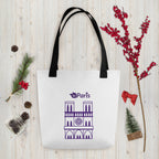 tsgabrielle® • Parigi - Cattedrale di Notre-Dame • Borsa tote • Bianca • 39 x 39 cm