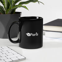 tsgabrielle® • Paris • Glossy Mug • Black • Ceramic • 2 Sizes