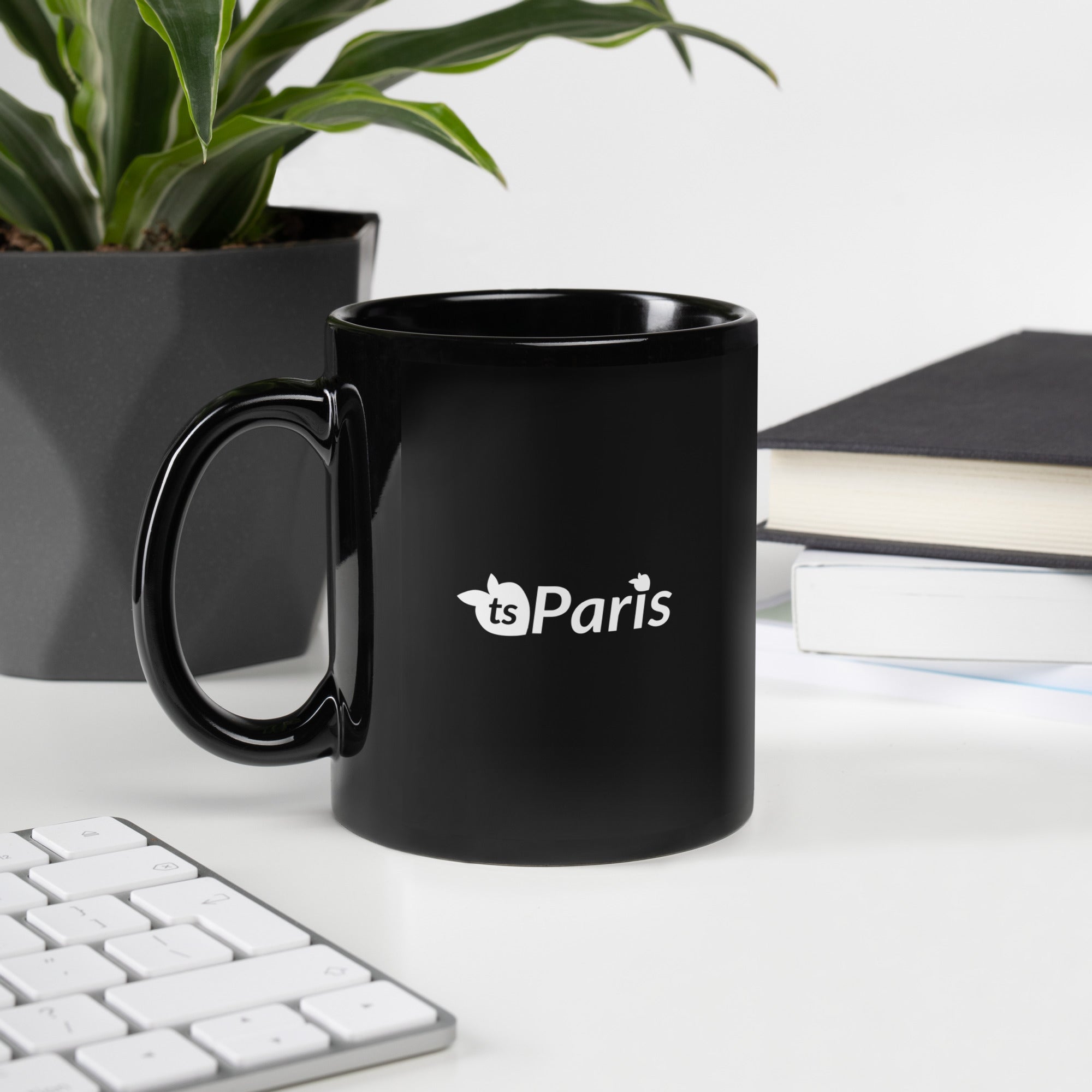 tsgabrielle® • Paris • Glossy Mug • Black • Ceramic • 2 Sizes