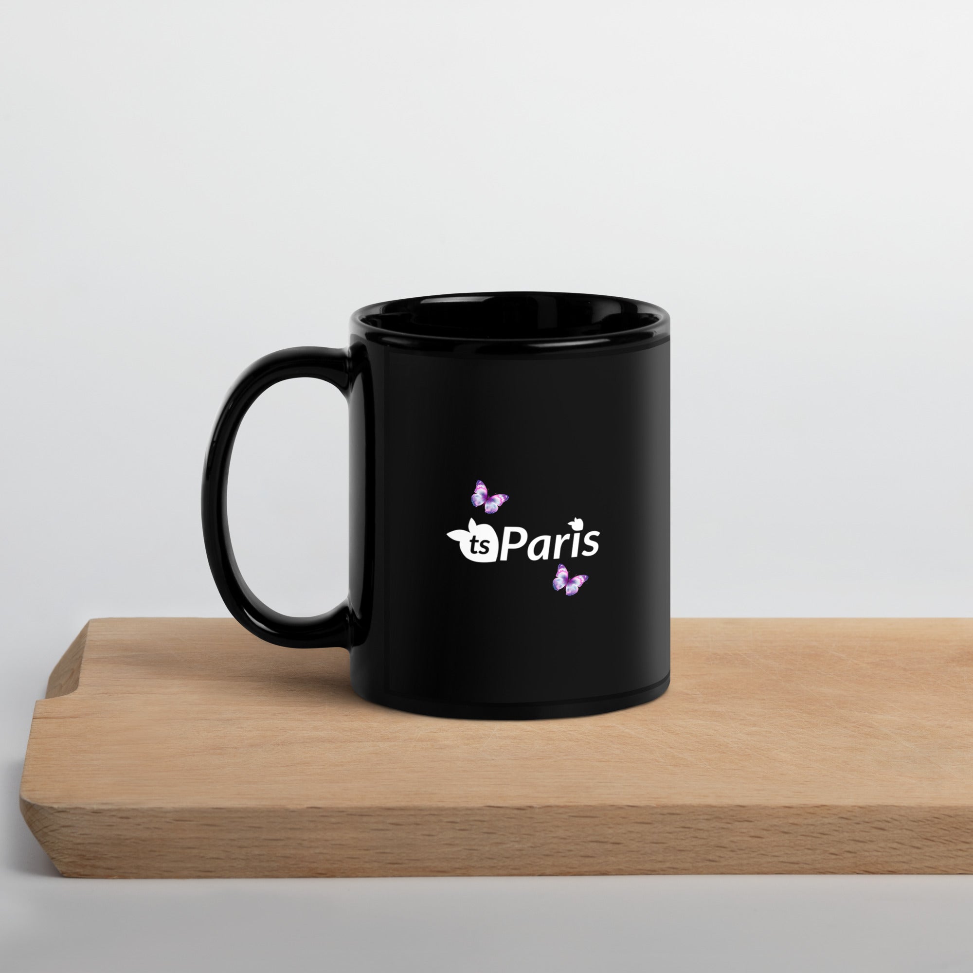 tsgabrielle® • Paris • Glossy Mug • Black • Ceramic • 2 Sizes •