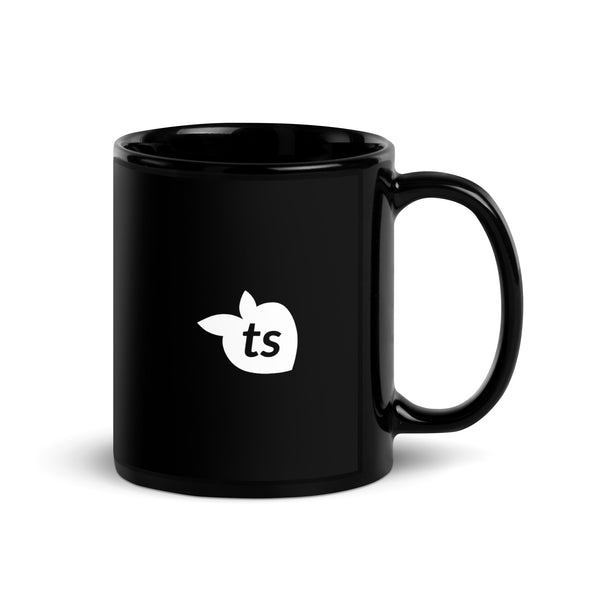 tsgabrielle® • Glossy Mug • Black • Ceramic • 2 Sizes • 11 oz Black Ceramic