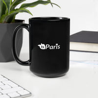 tsgabrielle® • Paris • Glossy Mug • Black • Ceramic • 2 Sizes