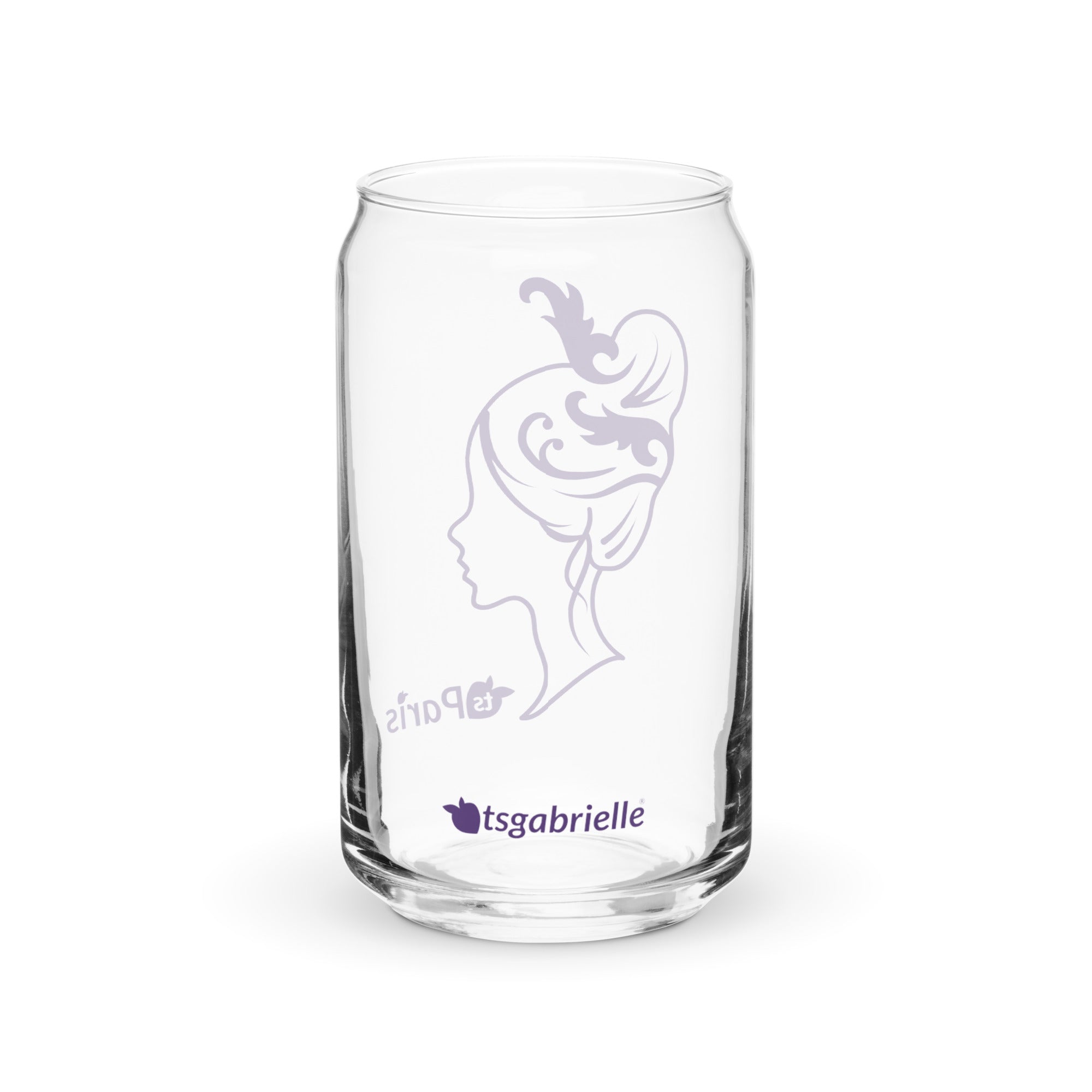 tsgabrielle® • Parigi - Maria Antonietta • Vetro a forma di lattina • 473 ml • 2 opzioni