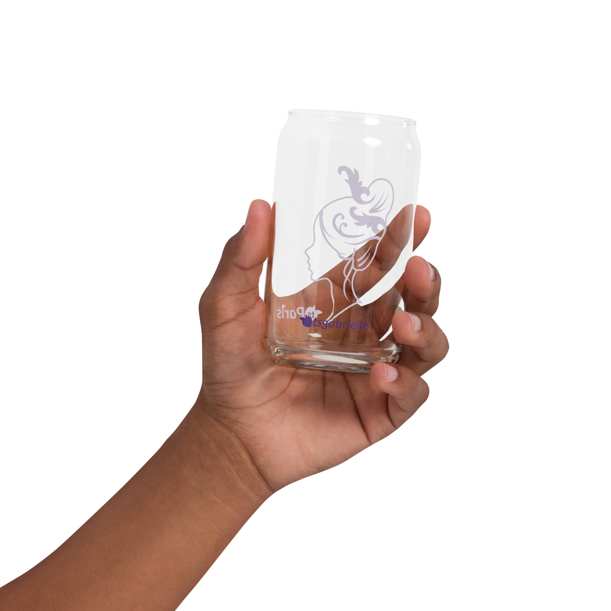 tsgabrielle® • Parigi - Maria Antonietta • Vetro a forma di lattina • 473 ml • 2 opzioni