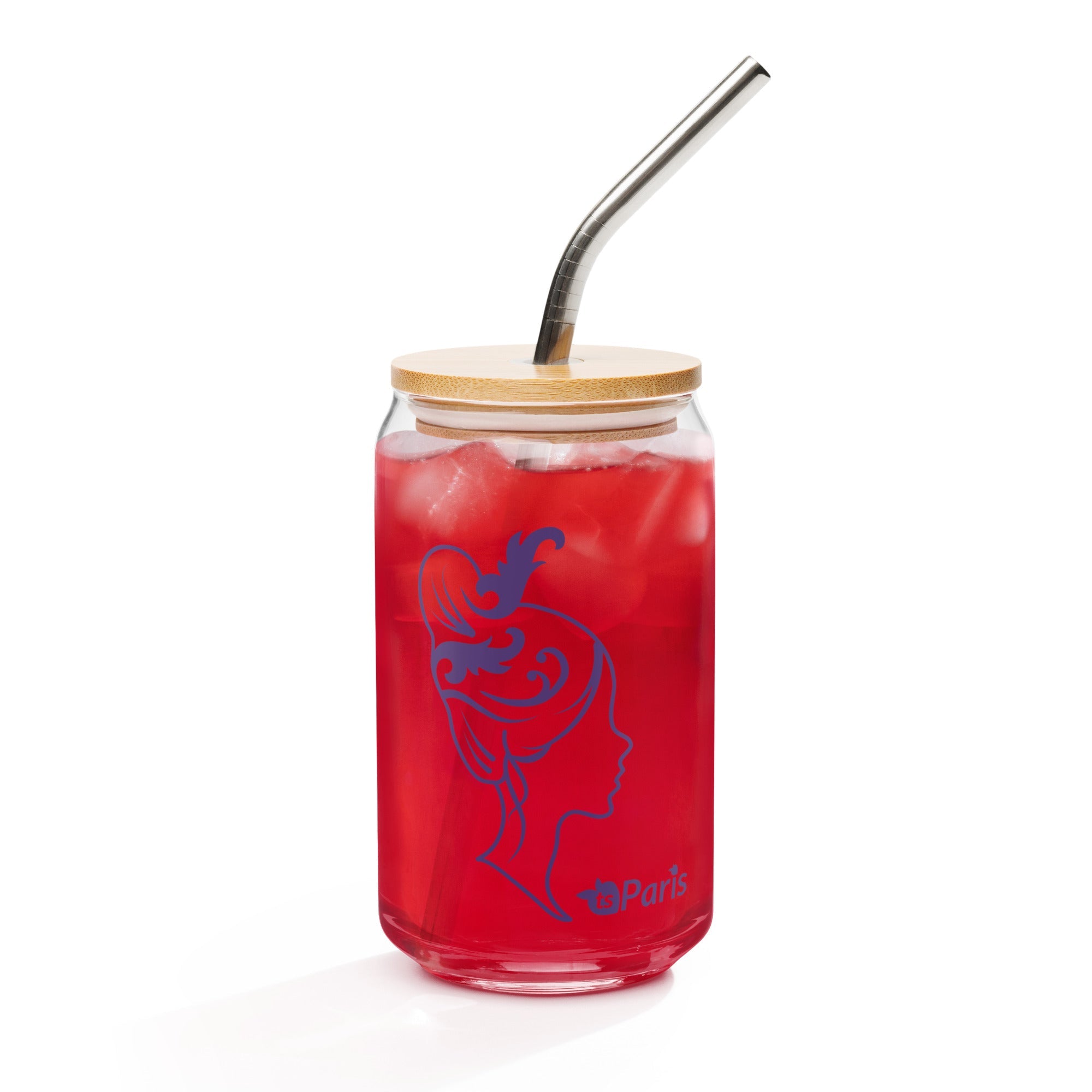 tsgabrielle® • Parigi - Maria Antonietta • Vetro a forma di lattina • 473 ml • 2 opzioni