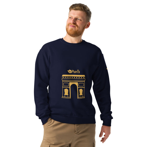 tsgabrielle® • For Him 👔 • Paris - Arc de Triomphe • Crew Neck Sweatshirt • J. Navy •
