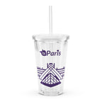 tsgabrielle® • Parigi - La Piramide del Louvre • Bicchiere di plastica • Trasparente • 590 ml
