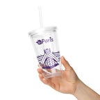 tsgabrielle® • Parigi - La Piramide del Louvre • Bicchiere di plastica • Trasparente • 590 ml