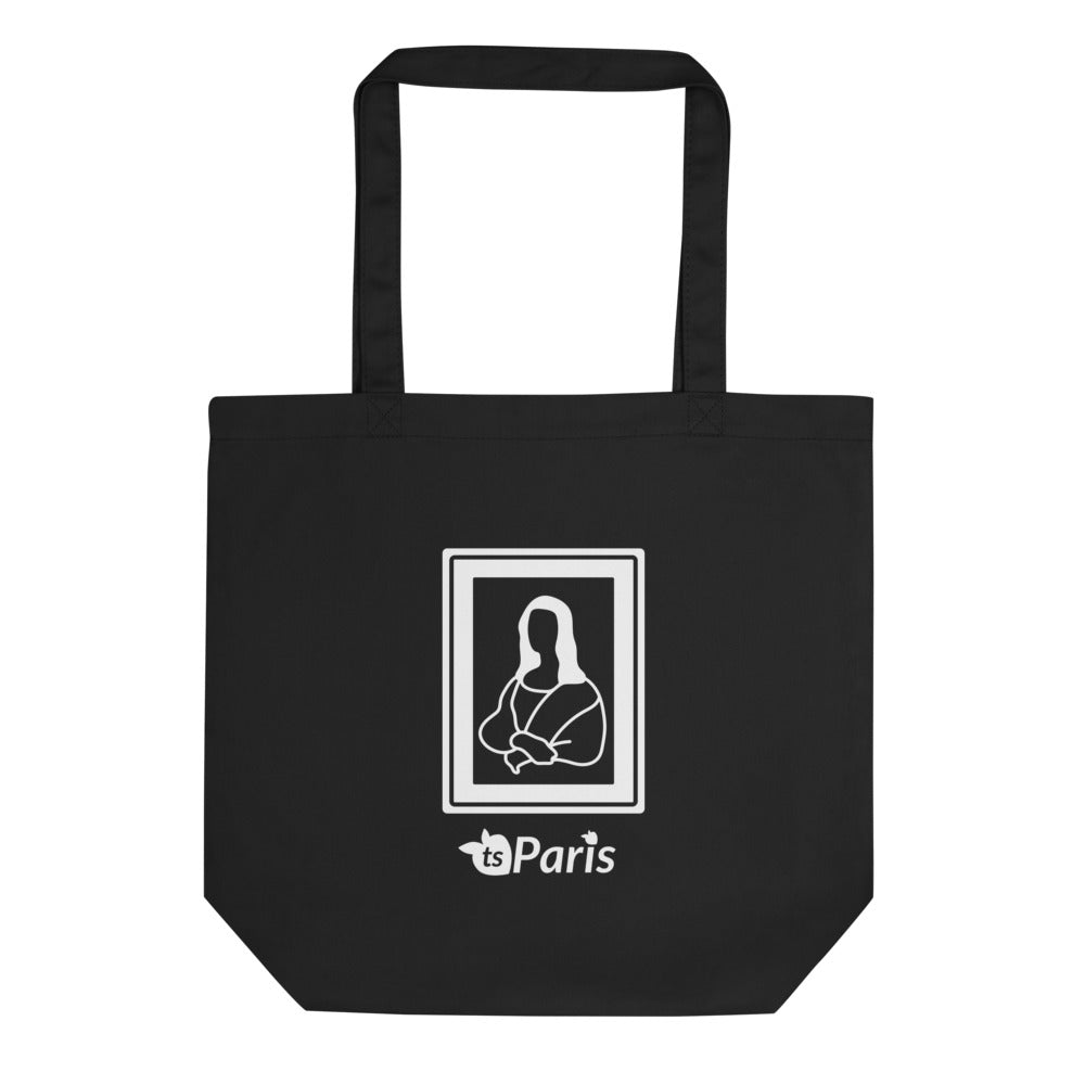 tsgabrielle® • Paris - Da Vinci • Tote Bag • Black • 100% Cotton Organic