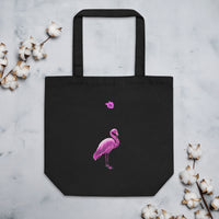 tsgabrielle® • Flamant 🦩 Rose • Bag • Black • 100% Cotton Organic