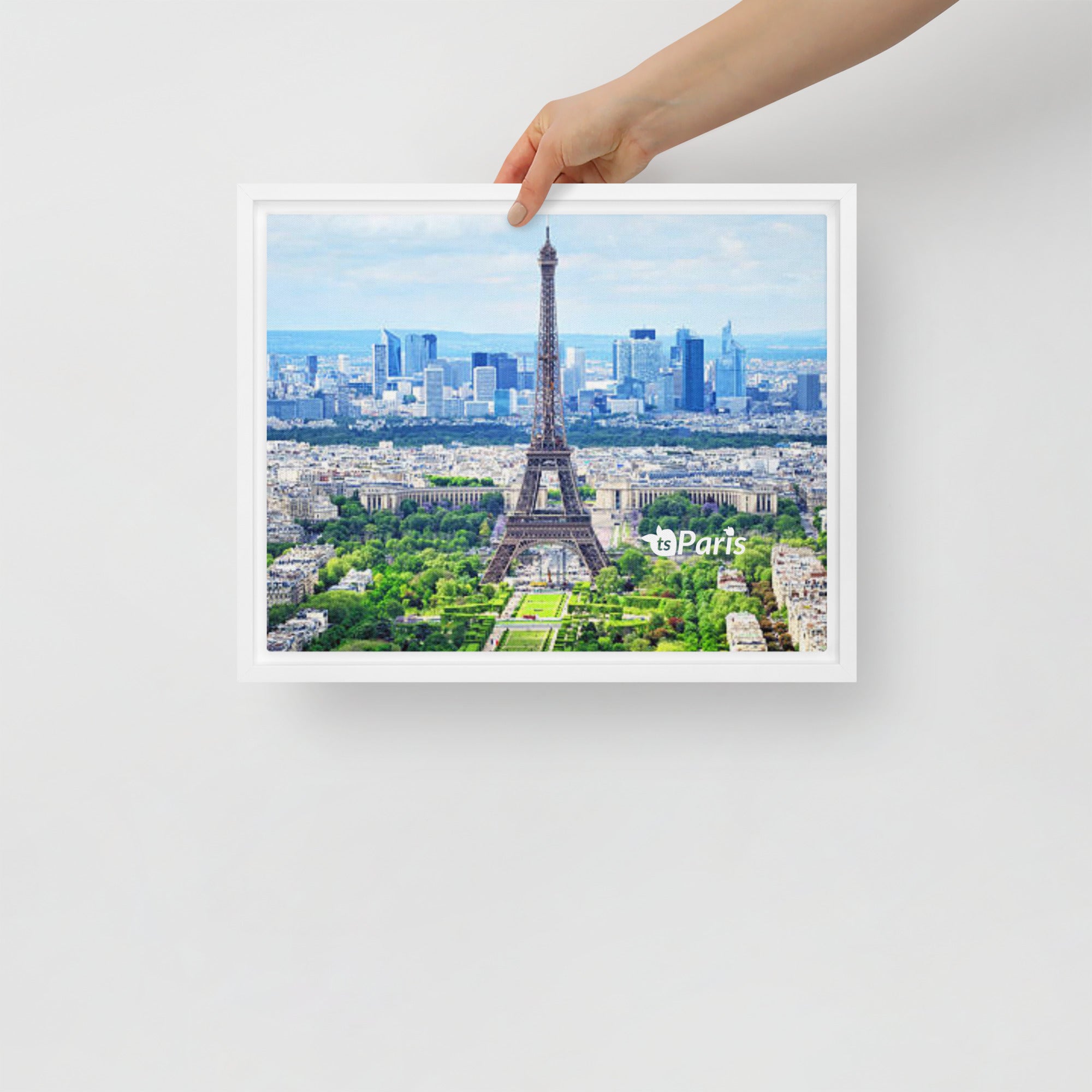 tsgabrielle® • Paris - La Tour Eiffel • Framed Canvas • 11" × 14"