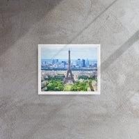 tsgabrielle® • Paris - La Tour Eiffel • Framed Canvas • 11" × 14"