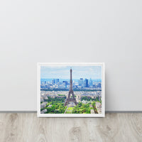 tsgabrielle® • Paris - La Tour Eiffel • Framed Canvas • 11" × 14"