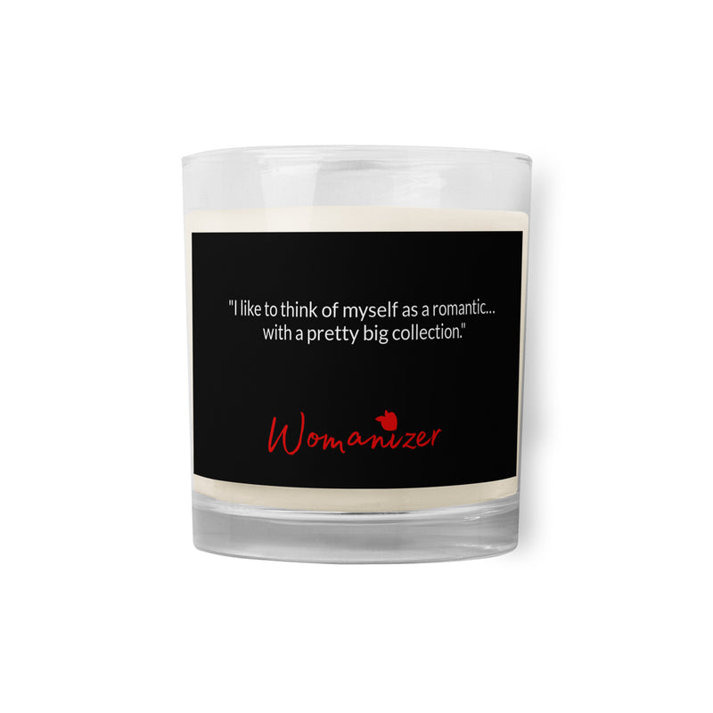tsgabrielle® • Womanizer • Glass Jar Soy Wax Candle • Container Clear