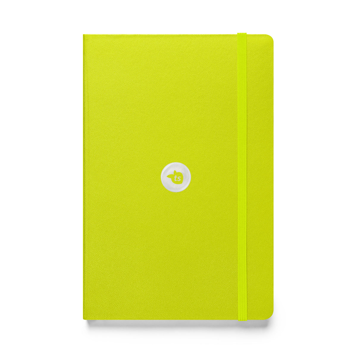 JournalBook® by tsgabrielle • Hardcover Bound Notebook • 8 Colors • Lime Lined Beige