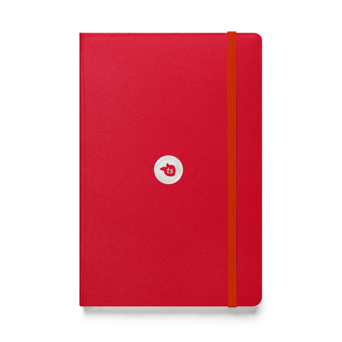 JournalBook® by tsgabrielle • Hardcover Bound Notebook • 8 Colors • Red Lined Beige