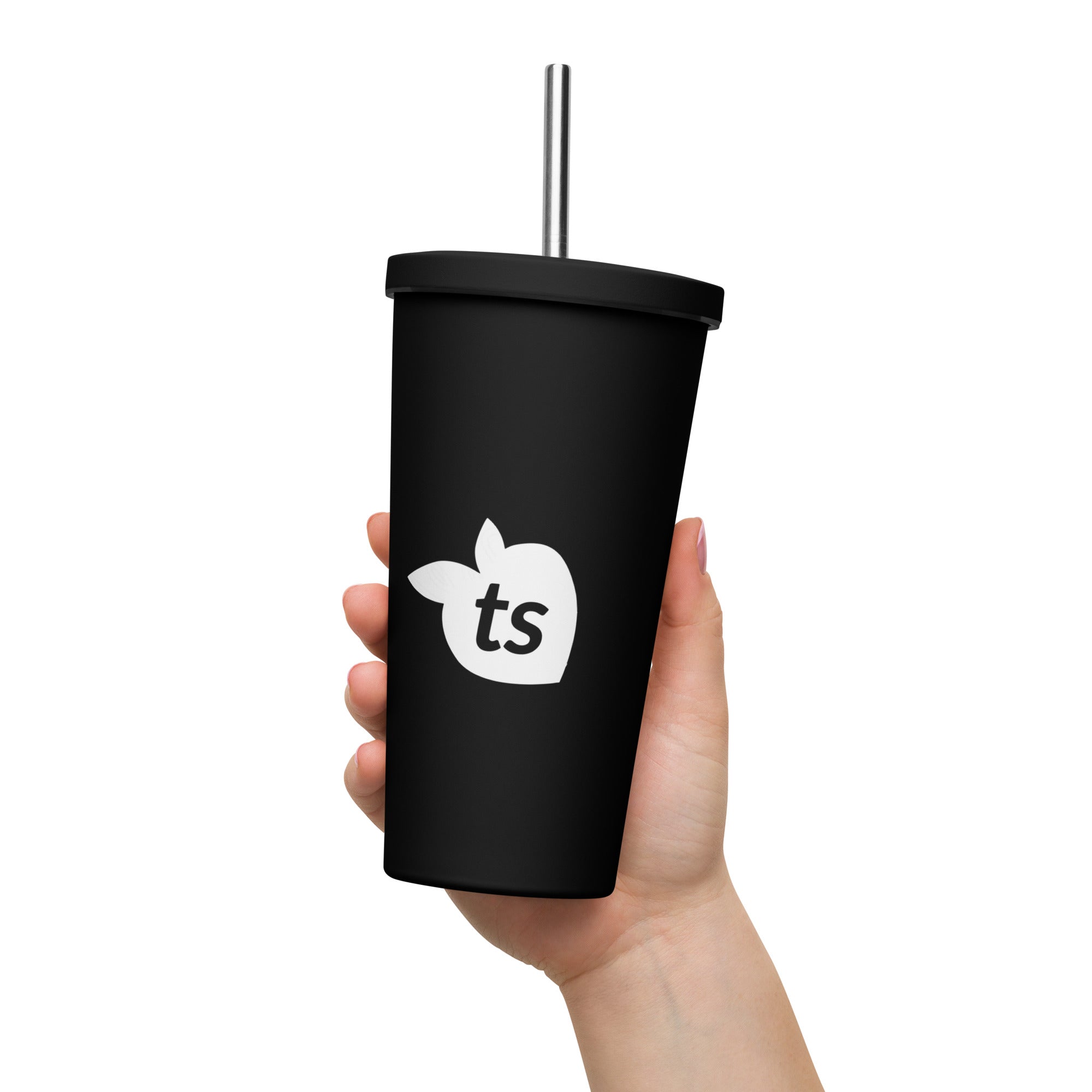tsgabrielle® • Tumbler • Stainless Steel • Black • 20 oz