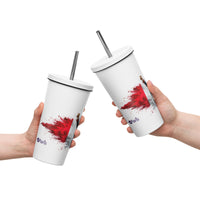 tsgabrielle® • Paris - Napoleon Bonaparte • Tumbler • Stainless Steel • White • 20 oz