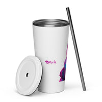 tsgabrielle® • Paris - Marie Antoinette • Tumbler • Stainless Steel • White • 20 oz