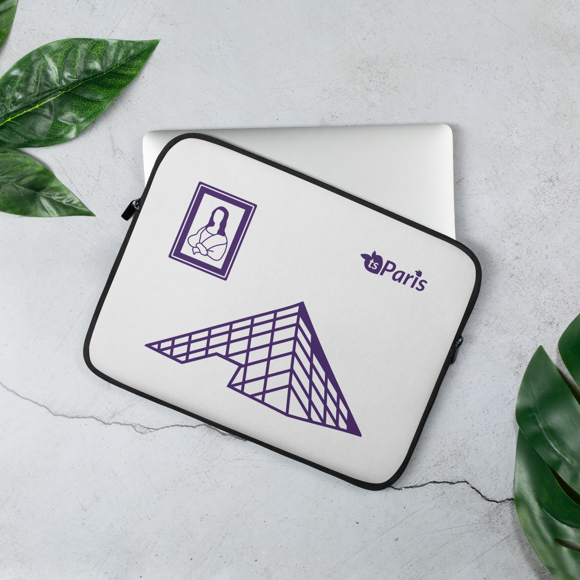 tsgabrielle® • Parigi - Piramide del Louvre • Custodia per laptop • 2 misure: 13" e 15"