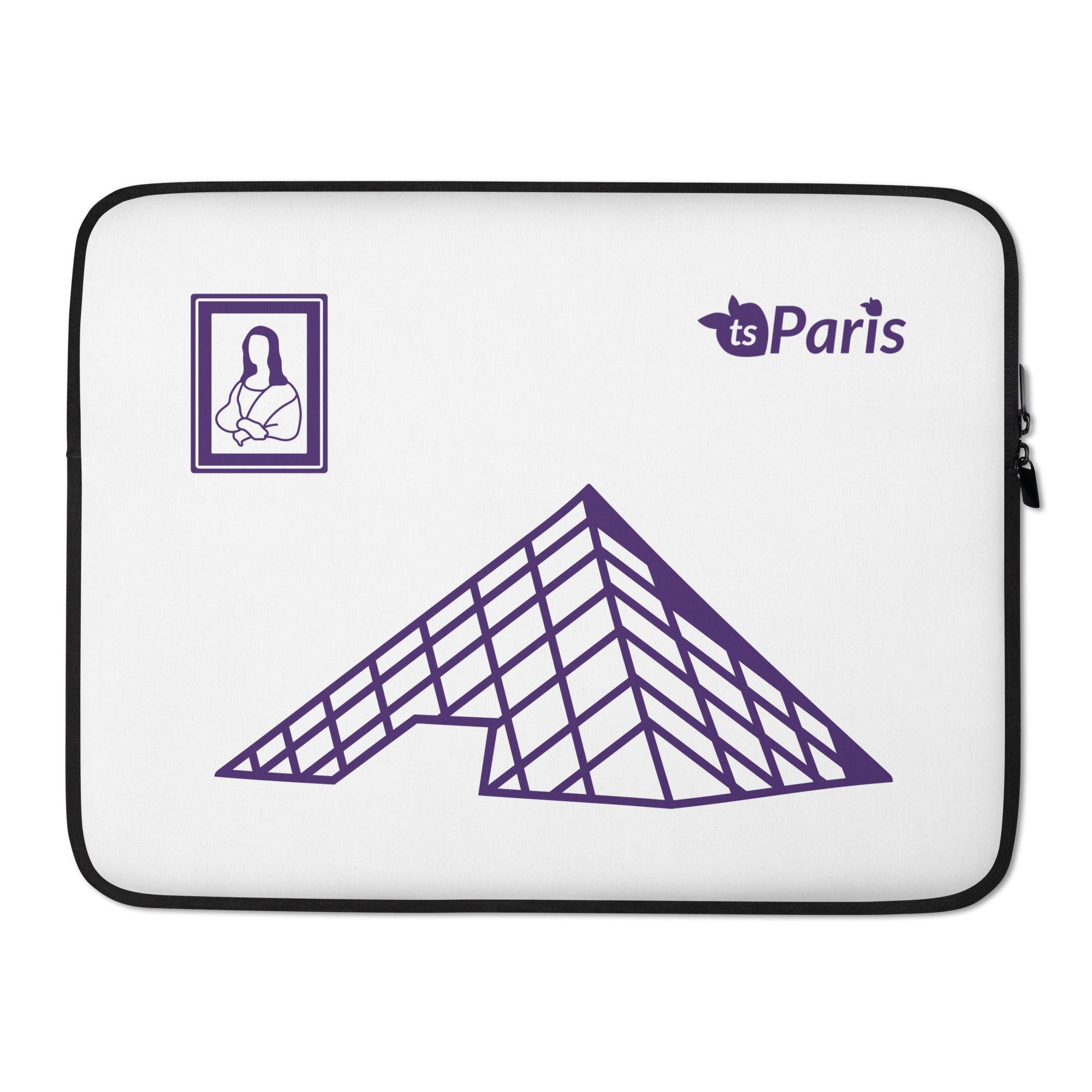 tsgabrielle® • Parigi - Piramide del Louvre • Custodia per laptop • 2 misure: 13" e 15"