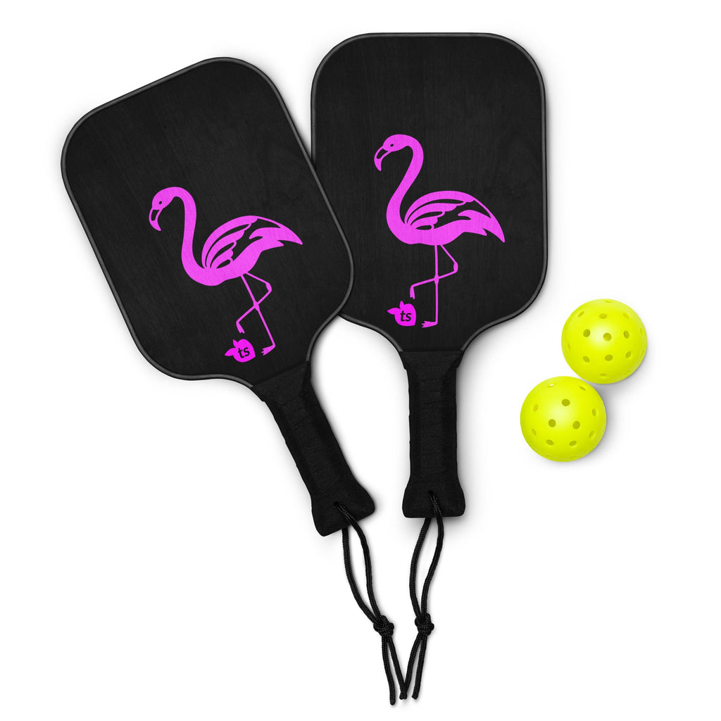 tsgabrielle® • Flamant Rose • Pickleball Paddle Set