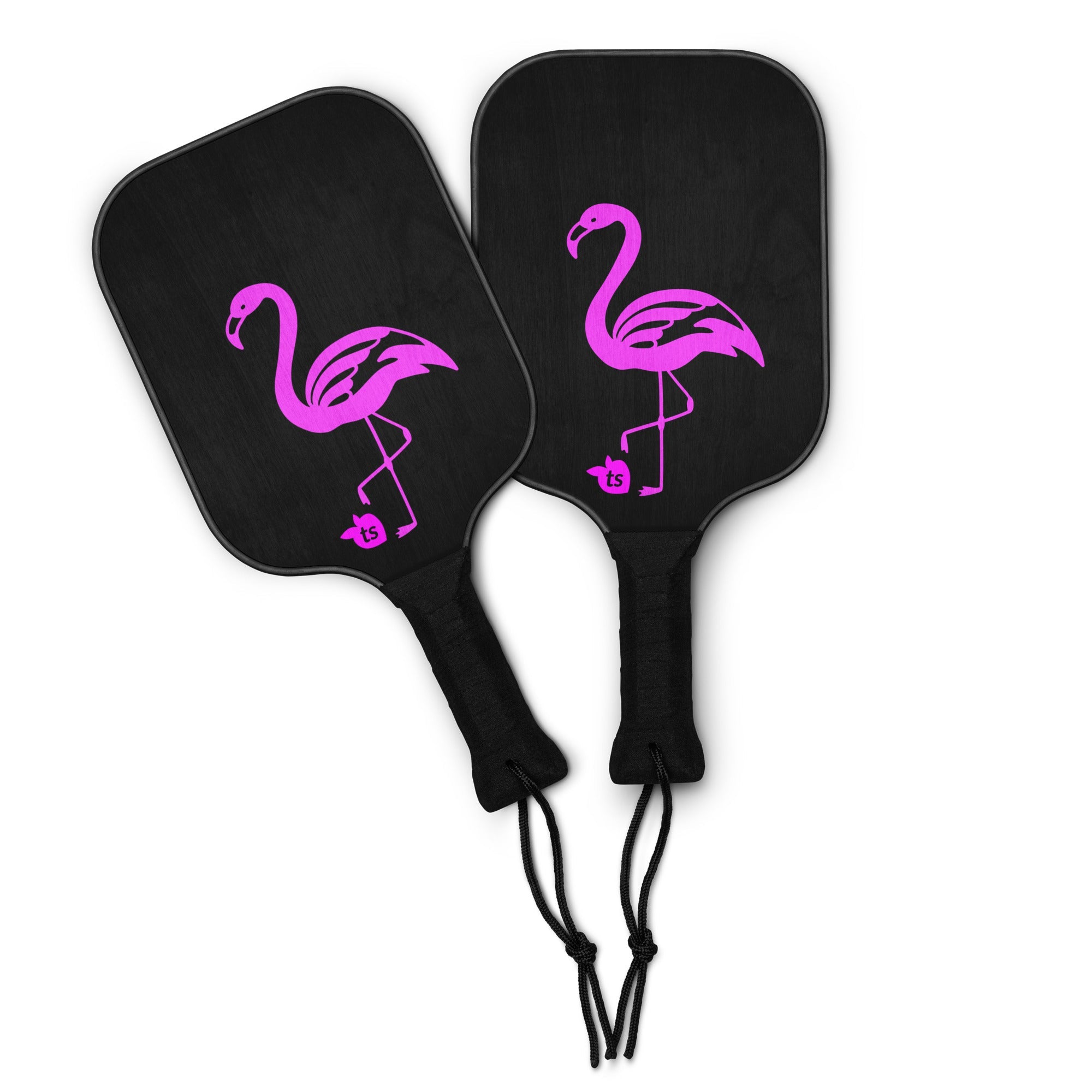 tsgabrielle® • Flamant Rose • Set di racchette da pickleball