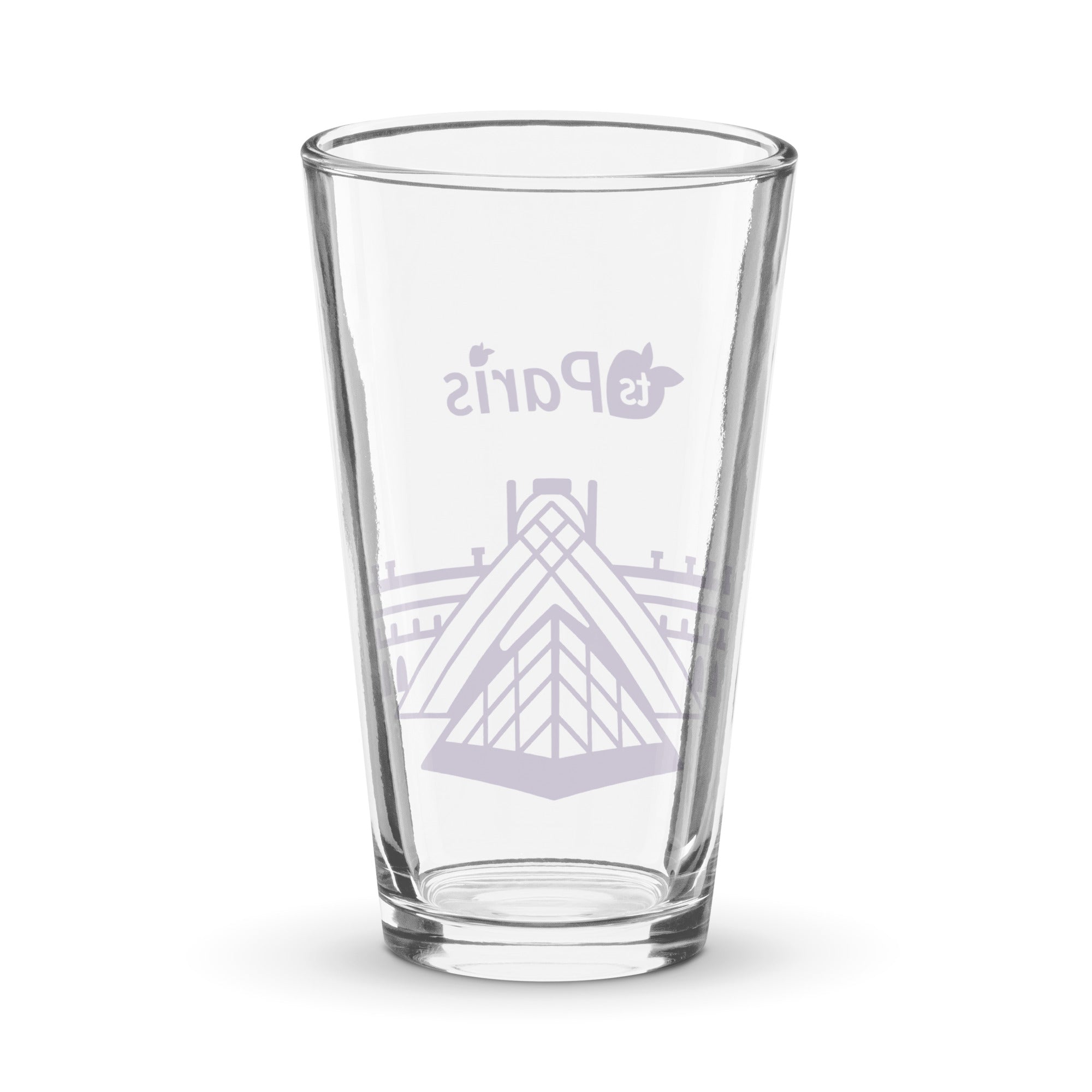 tsgabrielle® • Parigi - La Piramide del Louvre • Bicchiere da pinta shaker • 473 ml