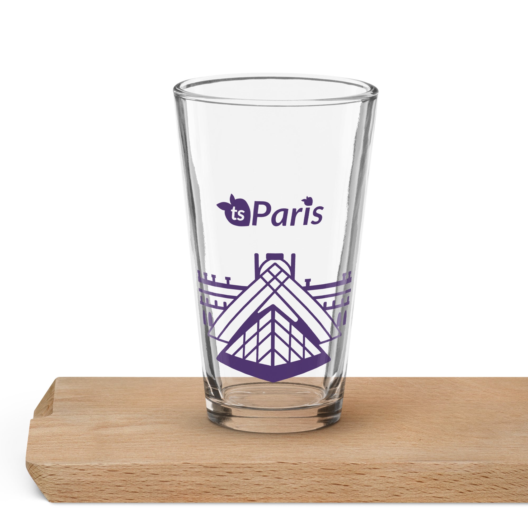 tsgabrielle® • Parigi - La Piramide del Louvre • Bicchiere da pinta shaker • 473 ml