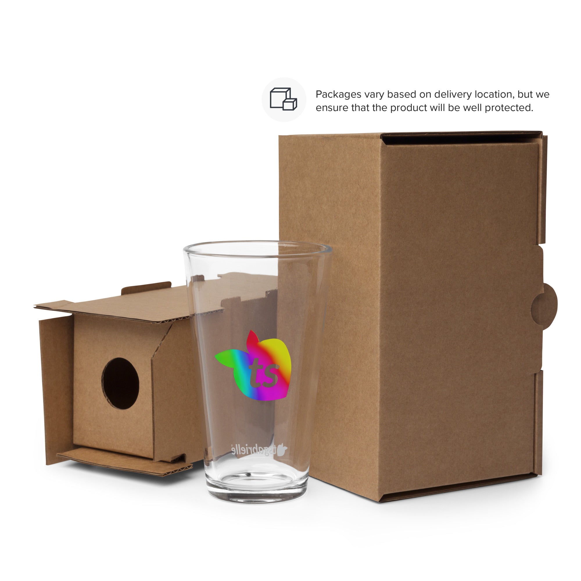 tsgabrielle® • Pride 25 • Shaker Pint Glass • 473 ml