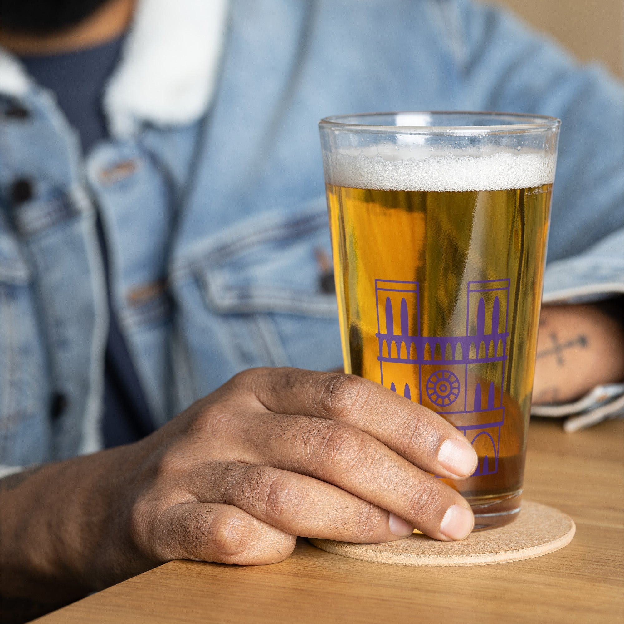 tsgabrielle® • Paris - Notre-Dame Cathedral • Shaker Pint Glass • 473 ml