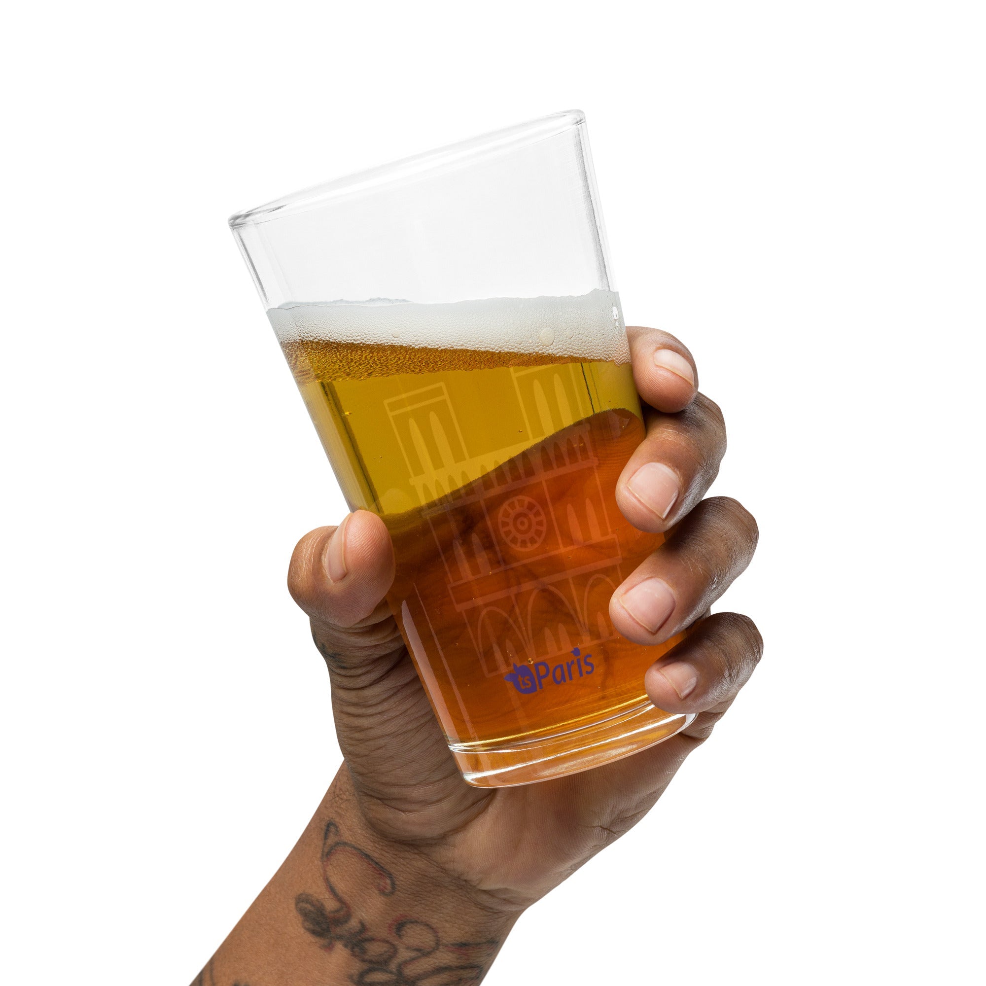 tsgabrielle® • Paris - Notre-Dame Cathedral • Shaker Pint Glass • 473 ml