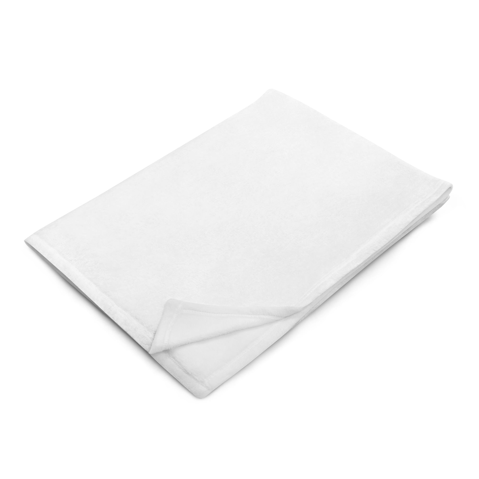 tsgabrielle® • TransFLOWer • Throw Blanket • White • 3 Sizes •