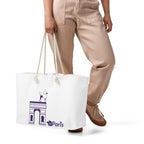 tsgabrielle® • Parigi - Arco di Trionfo • Borsa da weekend oversize • Bianca