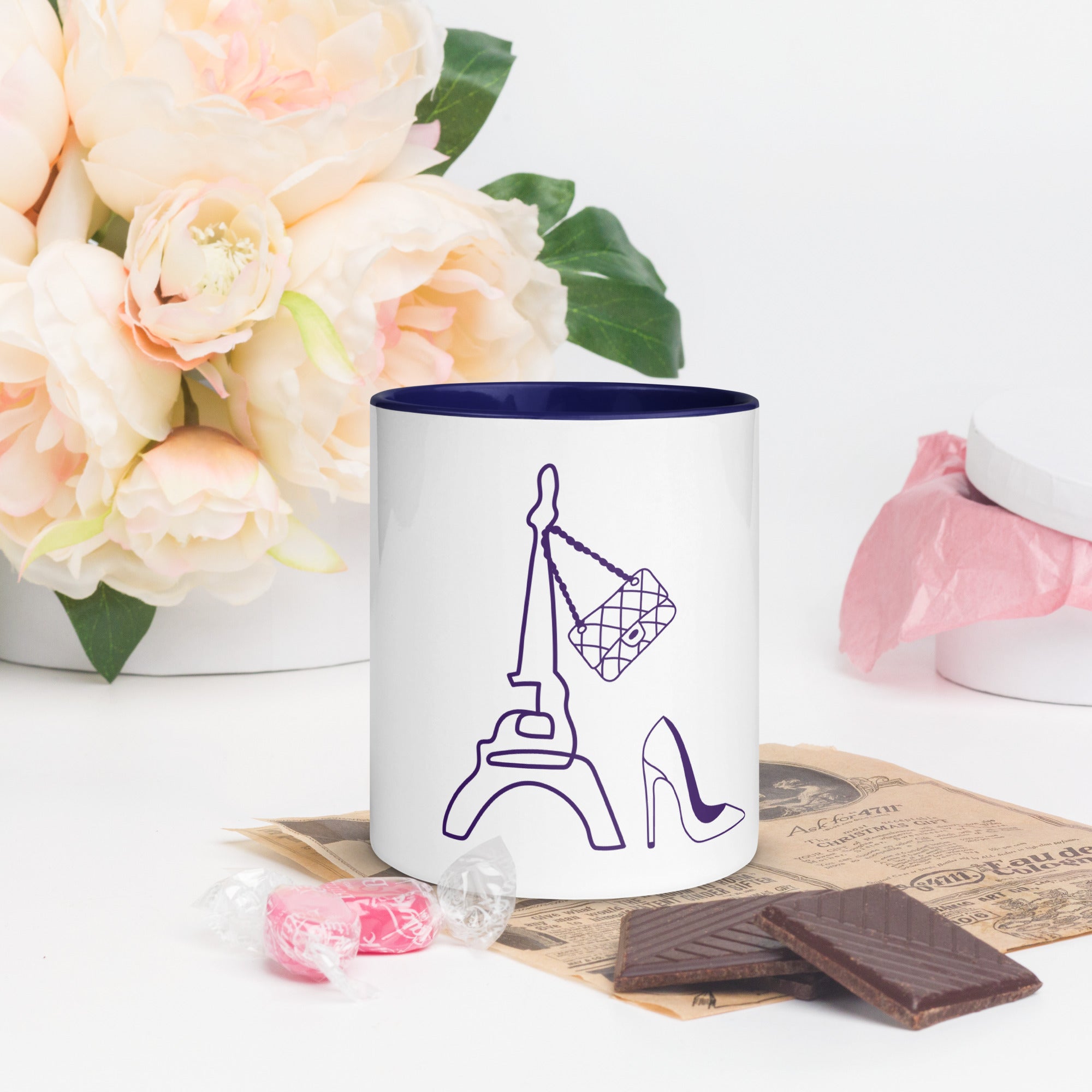 tsgabrielle® • Paris - La Tour Eiffel • Mug With Color Inside • Ceramic • 11 oz