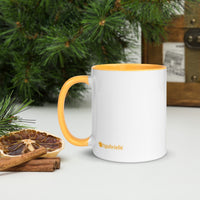 tsgabrielle® • Mug with Color Golden Yellow Inside • Ceramic • 11 oz •