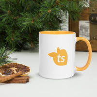 tsgabrielle® • Mug with Color Golden Yellow Inside • 11 oz