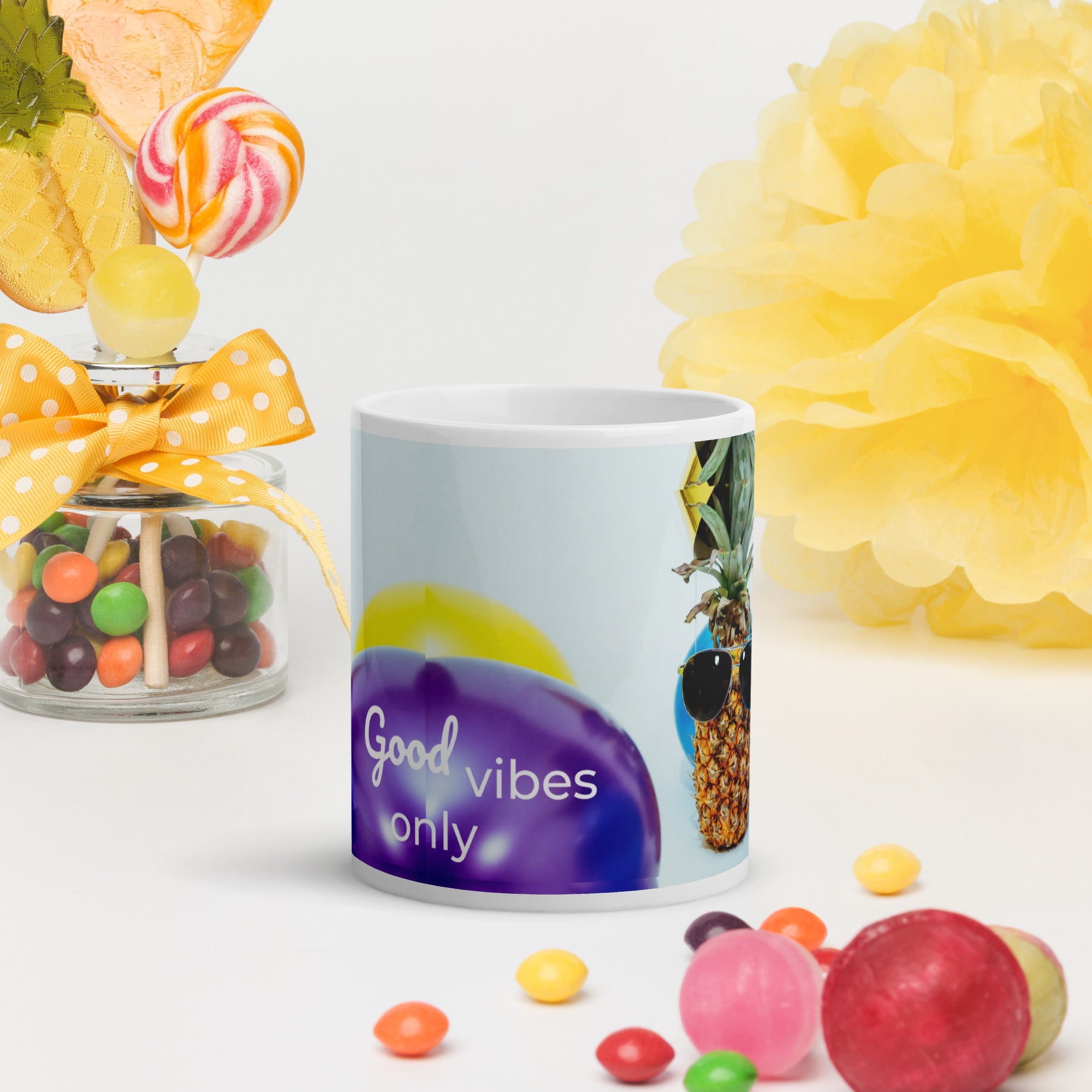 tsgabrielle® • Good Vibes Only • Glossy Mug • Black • Ceramic • 3 Sizes