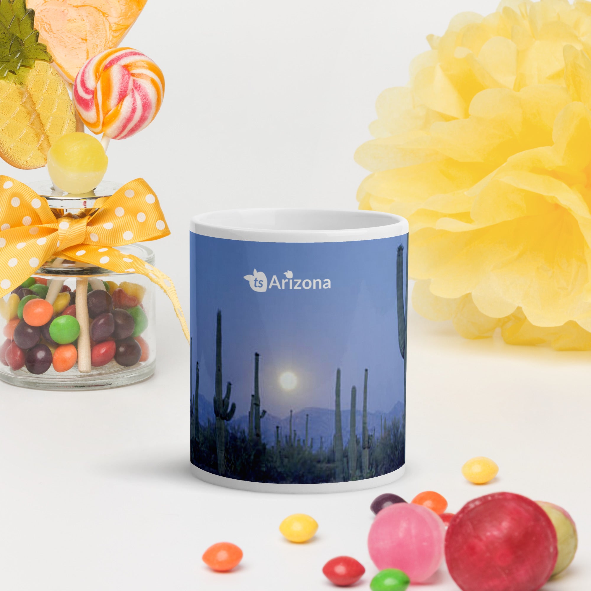 tsgabrielle® • Arizona 🌵 - At Night • Glossy Mug • Ceramic • 11 oz