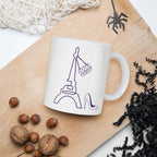 tsgabrielle® • Paris - La Tour Eiffel • Tazza lucida • Bianca • Ceramica • 325 ml