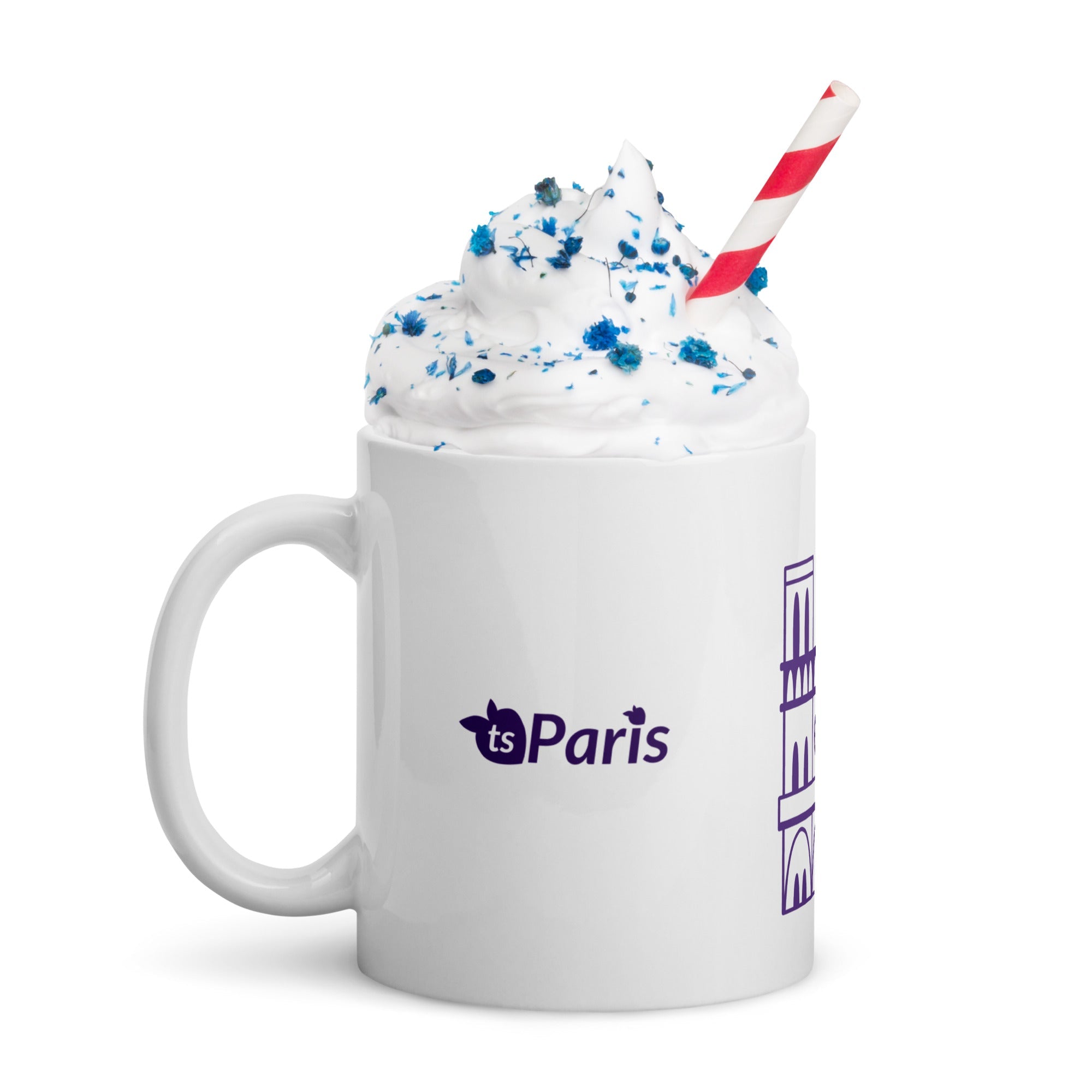 tsgabrielle® • Parigi - Cattedrale di Notre-Dame • Tazza lucida • Bianca • Ceramica • 3 misure