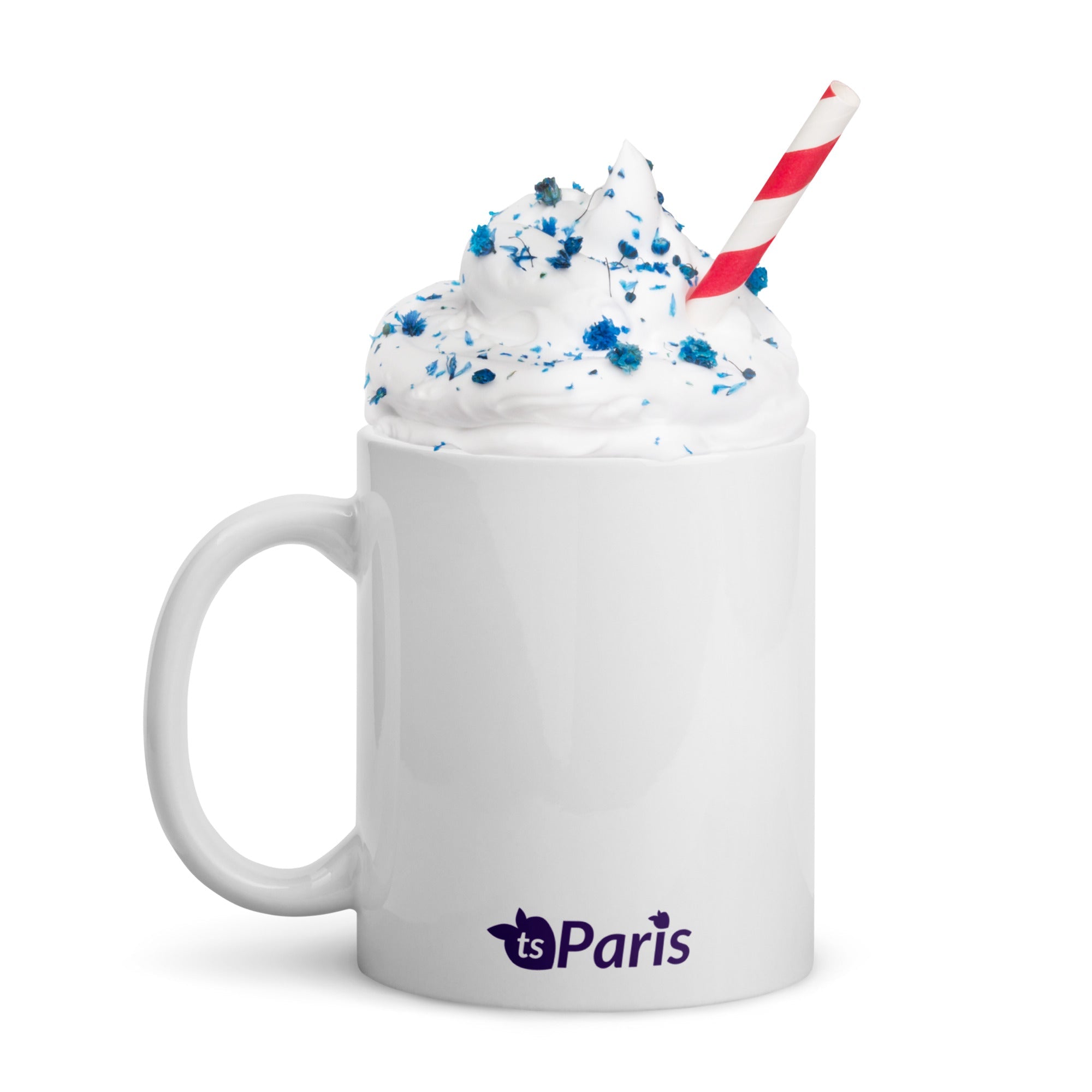 tsgabrielle® • Paris - La Tour Eiffel • Tazza lucida • Bianca • Ceramica • 325 ml