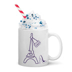 tsgabrielle® • Paris - La Tour Eiffel • Tazza lucida • Bianca • Ceramica • 325 ml