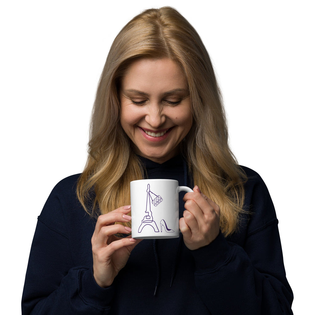 tsgabrielle® • Paris - La Tour Eiffel • Glossy Mug • White • Ceramic • 325 ml