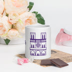 tsgabrielle® • Parigi - Cattedrale di Notre-Dame • Tazza lucida • Bianca • Ceramica • 3 misure