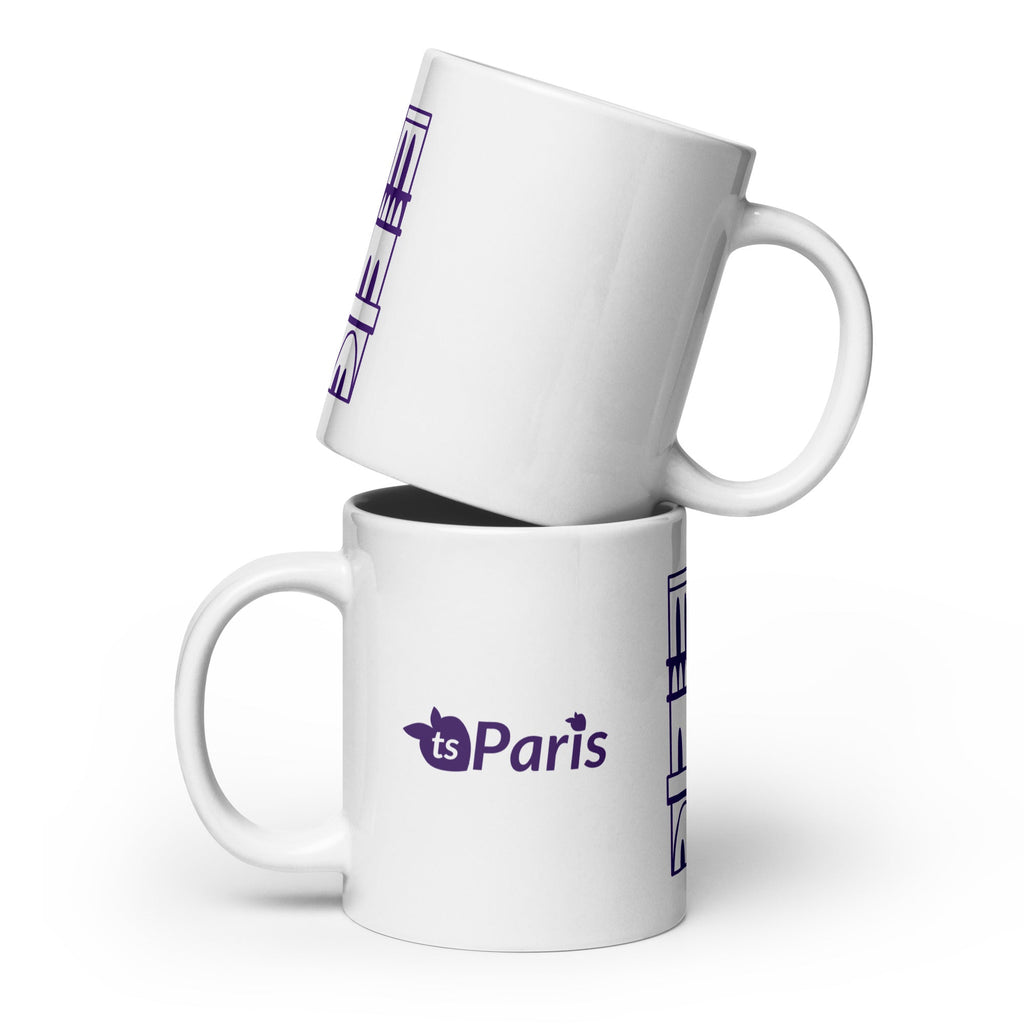 tsgabrielle® • Parigi - Cattedrale di Notre-Dame • Tazza lucida • Bianca • Ceramica • 3 misure