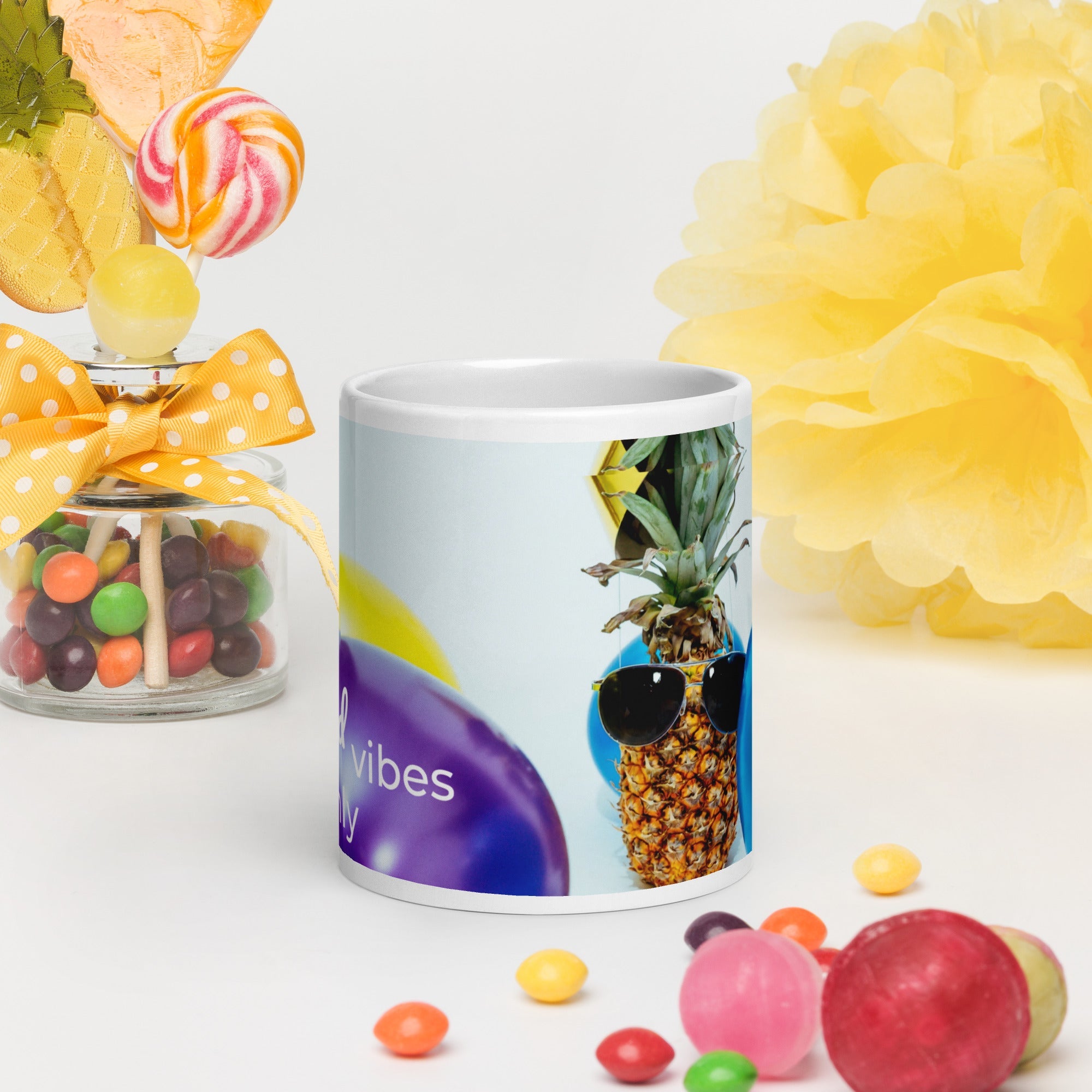 tsgabrielle® • Good Vibes Only • Glossy Mug • Black • Ceramic • 3 Sizes