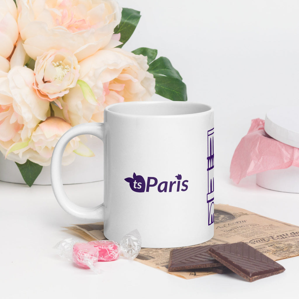 tsgabrielle® • Parigi - Cattedrale di Notre-Dame • Tazza lucida • Bianca • Ceramica • 3 misure